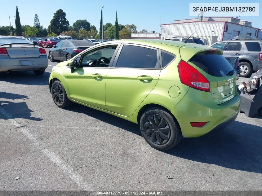 2011 Ford Fiesta Se VIN: 3FADP4EJ3BM132780 Lot: 40312779