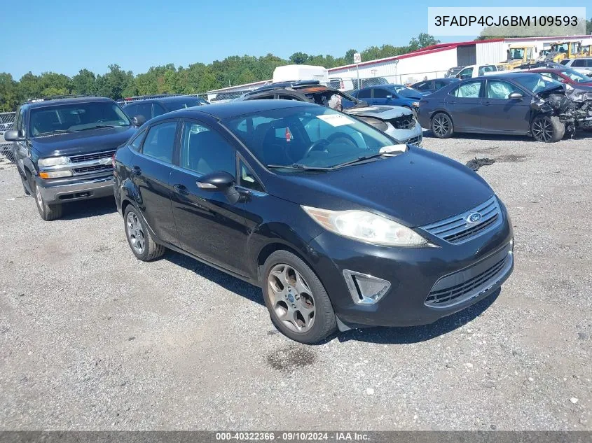 3FADP4CJ6BM109593 2011 Ford Fiesta Sel