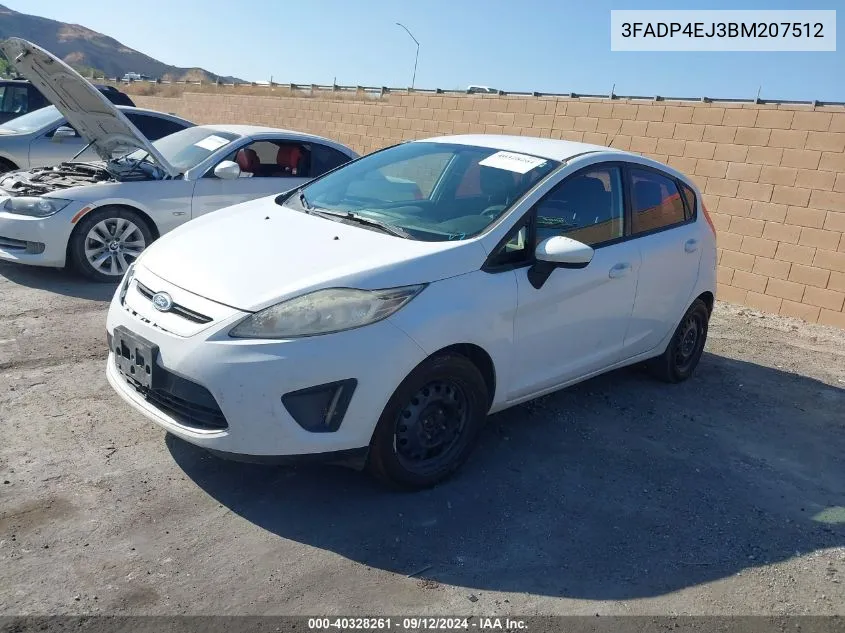 2011 Ford Fiesta Se VIN: 3FADP4EJ3BM207512 Lot: 40328261