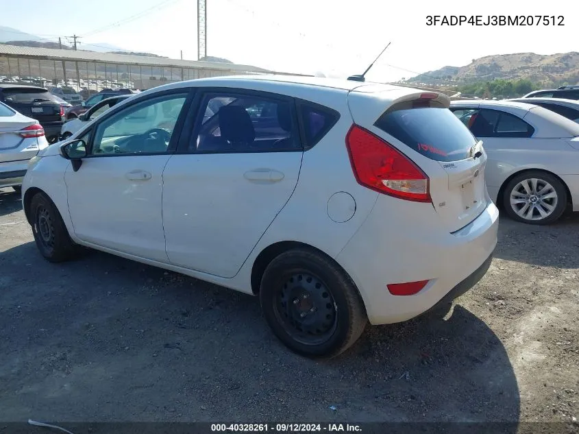 3FADP4EJ3BM207512 2011 Ford Fiesta Se