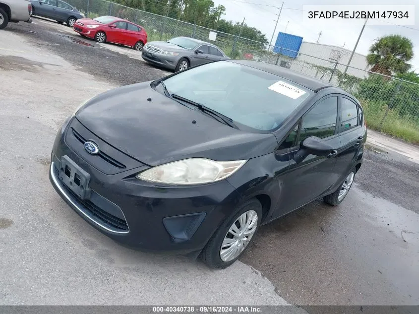 2011 Ford Fiesta Se VIN: 3FADP4EJ2BM147934 Lot: 40340738