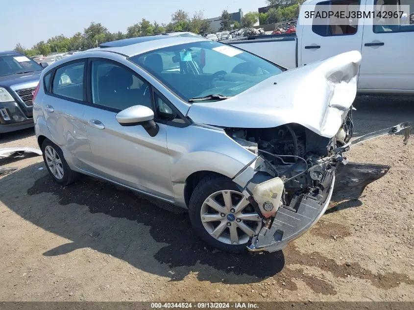 2011 Ford Fiesta Se VIN: 3FADP4EJ3BM142967 Lot: 40344524