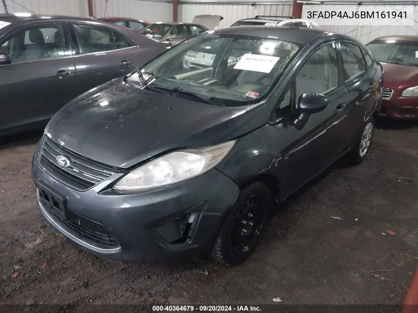 3FADP4AJ6BM161941 2011 Ford Fiesta S