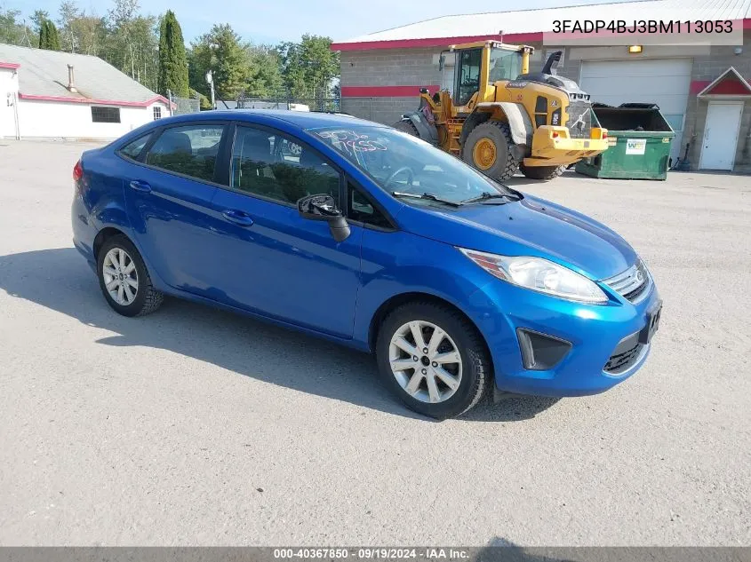 2011 Ford Fiesta Se VIN: 3FADP4BJ3BM113053 Lot: 40367850