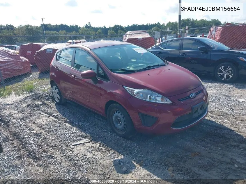 2011 Ford Fiesta Se VIN: 3FADP4EJ0BM156664 Lot: 40369920