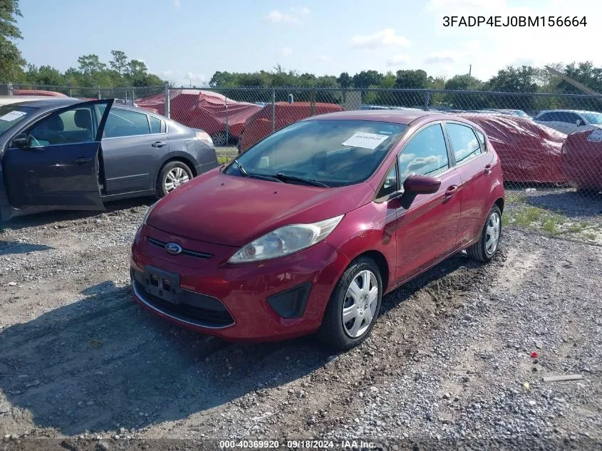 2011 Ford Fiesta Se VIN: 3FADP4EJ0BM156664 Lot: 40369920