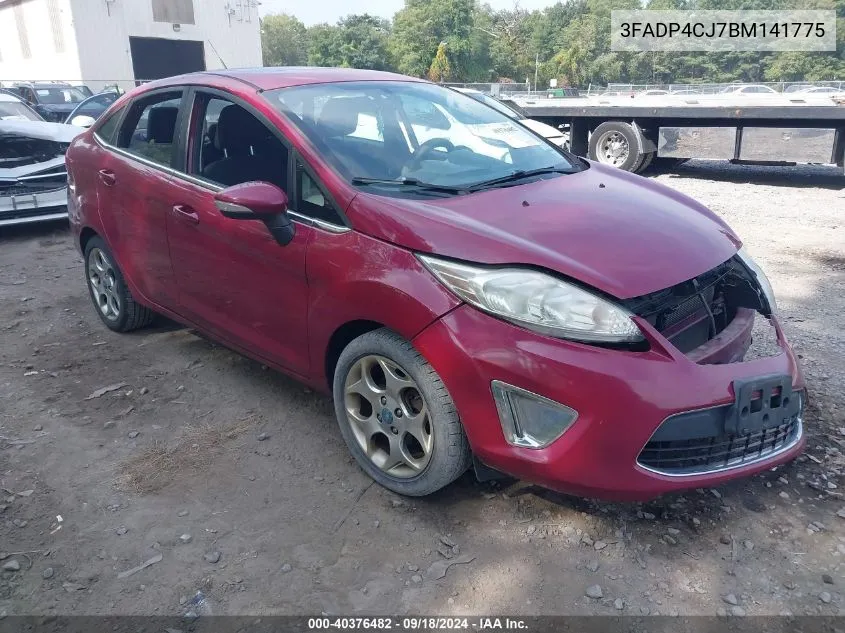 3FADP4CJ7BM141775 2011 Ford Fiesta Sel