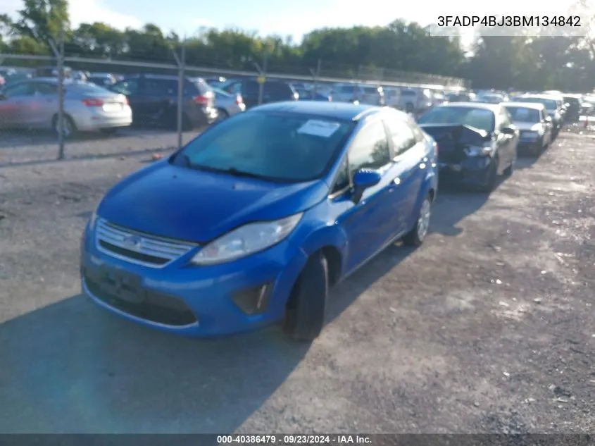 2011 Ford Fiesta Se VIN: 3FADP4BJ3BM134842 Lot: 40386479