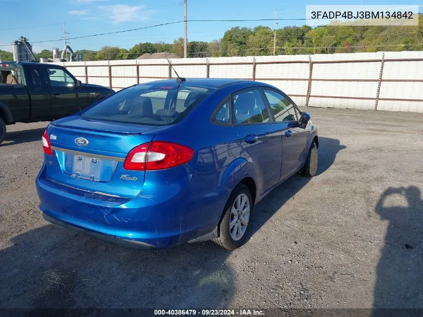 2011 Ford Fiesta Se VIN: 3FADP4BJ3BM134842 Lot: 40386479