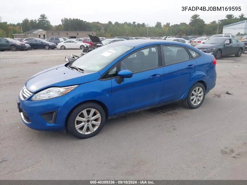 2011 Ford Fiesta Se VIN: 3FADP4BJ0BM169595 Lot: 40389336