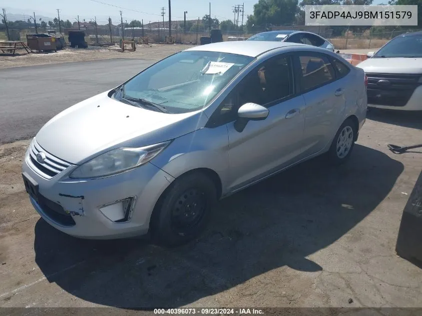 3FADP4AJ9BM151579 2011 Ford Fiesta S