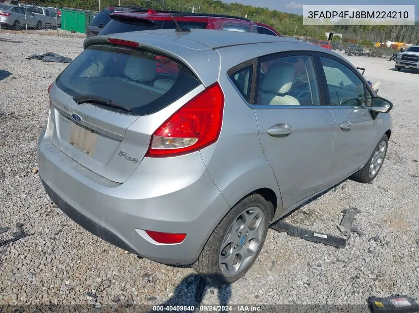 2011 Ford Fiesta Ses VIN: 3FADP4FJ8BM224210 Lot: 40409840