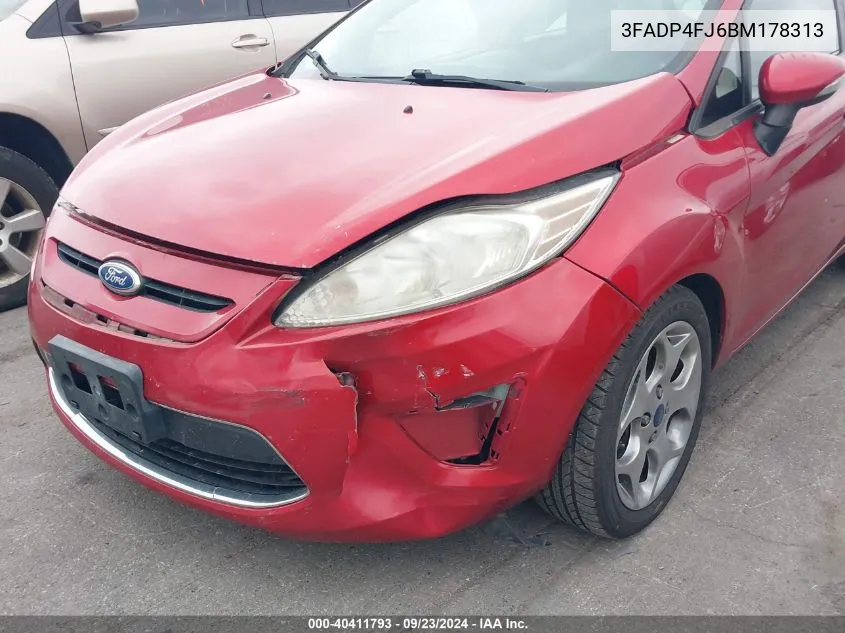 3FADP4FJ6BM178313 2011 Ford Fiesta Ses