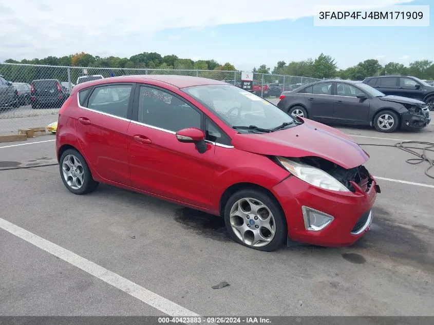 3FADP4FJ4BM171909 2011 Ford Fiesta Ses