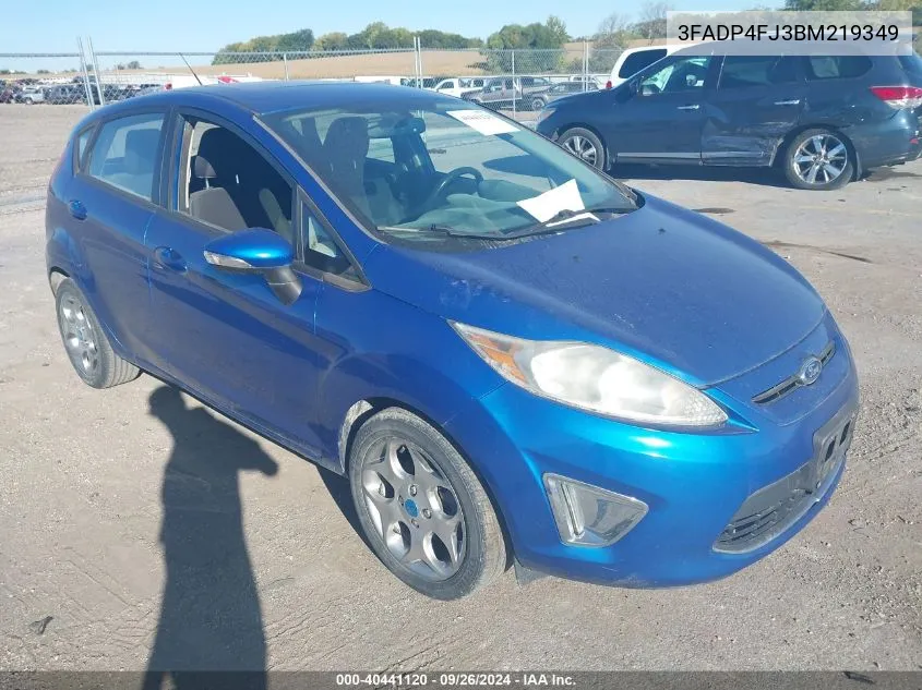 2011 Ford Fiesta Ses VIN: 3FADP4FJ3BM219349 Lot: 40441120