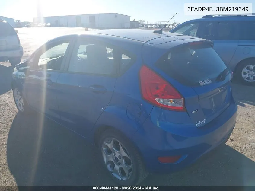 3FADP4FJ3BM219349 2011 Ford Fiesta Ses