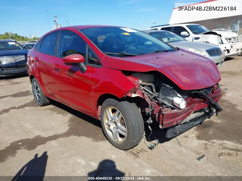 3FADP4BJ2BM226184 2011 Ford Fiesta Se