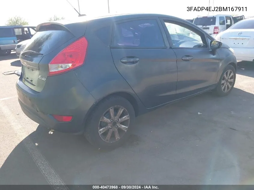 2011 Ford Fiesta Se VIN: 3FADP4EJ2BM167911 Lot: 40473968