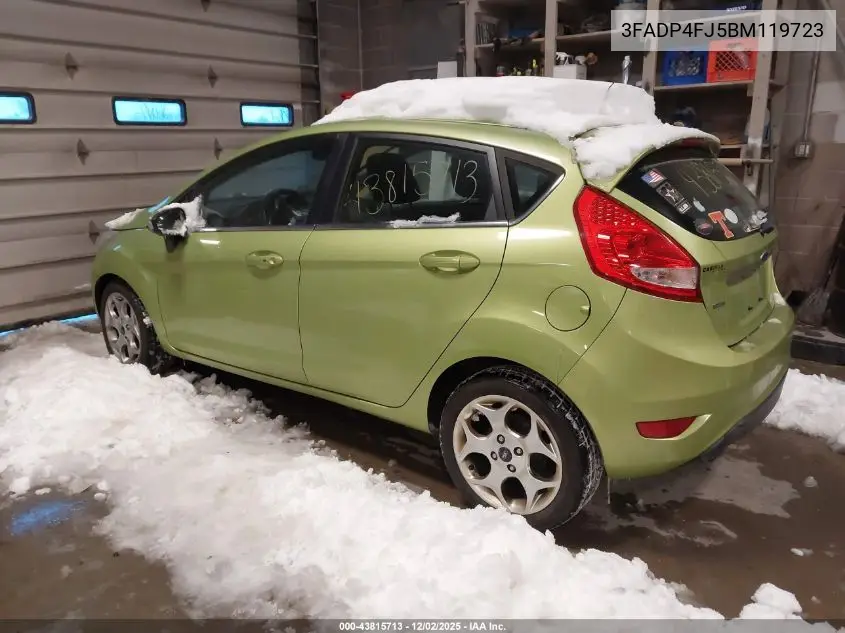 3FADP4FJ5BM119723 2011 Ford Fiesta Ses