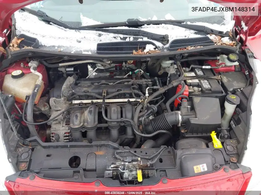 3FADP4EJXBM148314 2011 Ford Fiesta Se