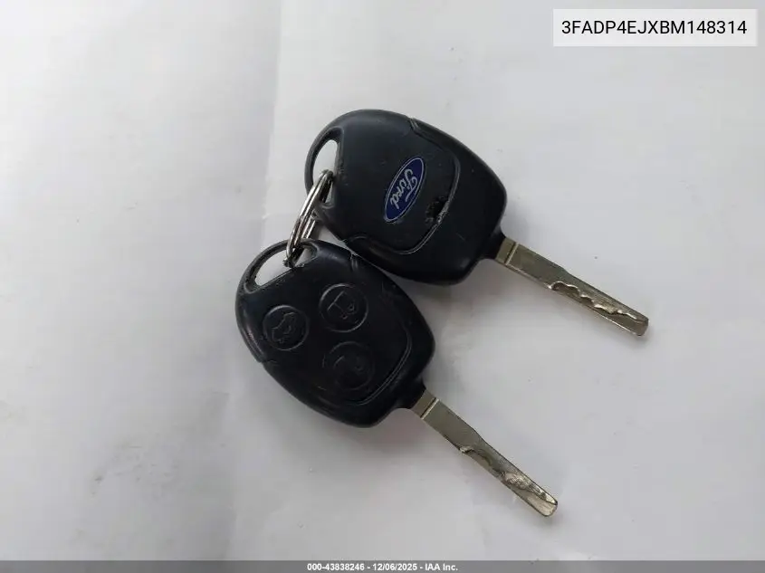 3FADP4EJXBM148314 2011 Ford Fiesta Se
