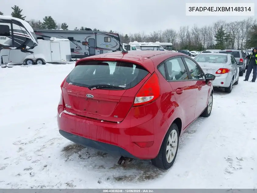 3FADP4EJXBM148314 2011 Ford Fiesta Se