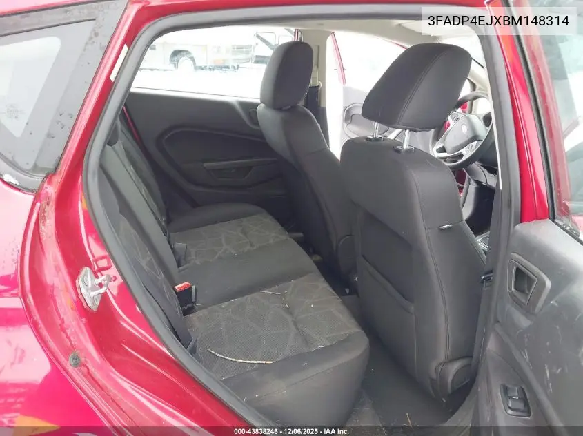 3FADP4EJXBM148314 2011 Ford Fiesta Se