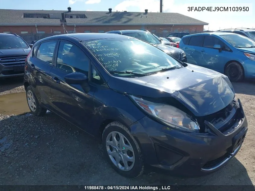 3FADP4EJ9CM103950 2012 Ford Fiesta Se