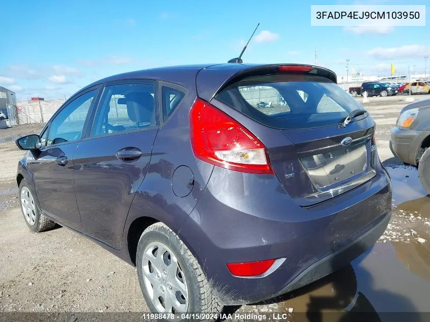 3FADP4EJ9CM103950 2012 Ford Fiesta Se