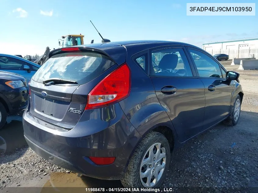 3FADP4EJ9CM103950 2012 Ford Fiesta Se