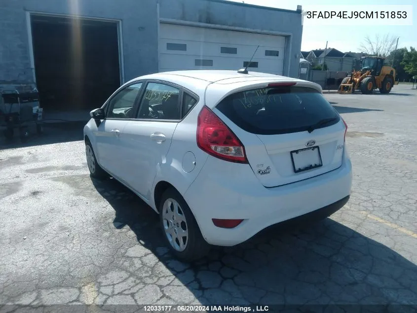 3FADP4EJ9CM151853 2012 Ford Fiesta