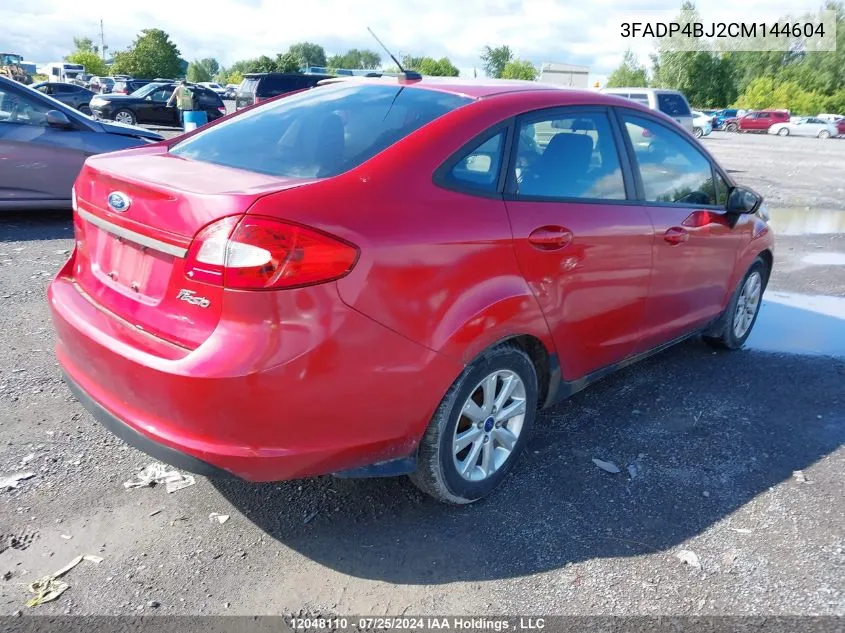 3FADP4BJ2CM144604 2012 Ford Fiesta Se