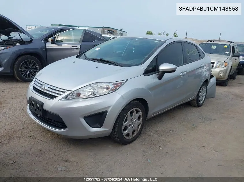 2012 Ford Fiesta Se VIN: 3FADP4BJ1CM148658 Lot: 12051782