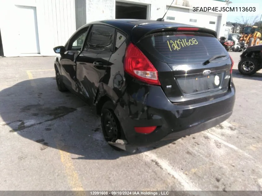 3FADP4EJ5CM113603 2012 Ford Fiesta