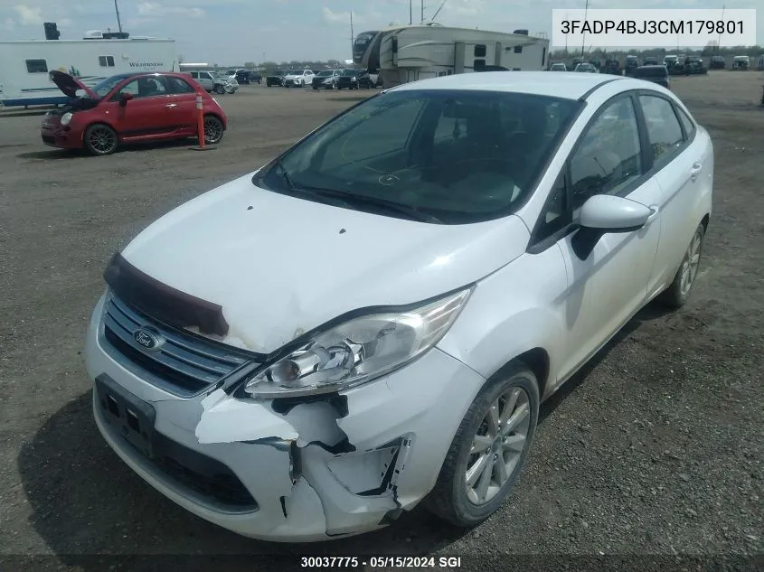 2012 Ford Fiesta Se VIN: 3FADP4BJ3CM179801 Lot: 30037775