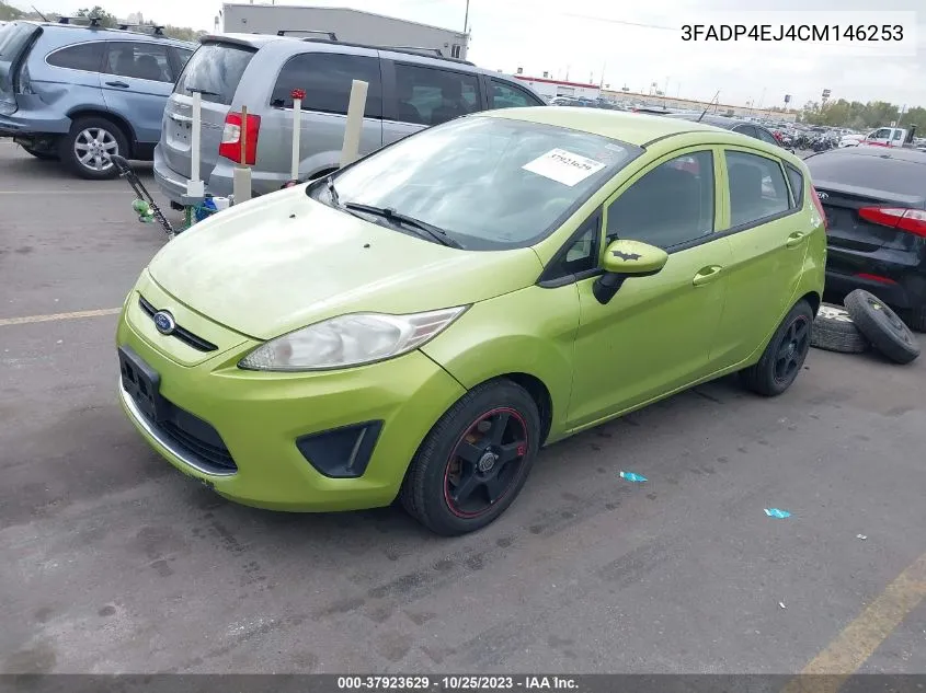 2012 Ford Fiesta Se VIN: 3FADP4EJ4CM146253 Lot: 37923629