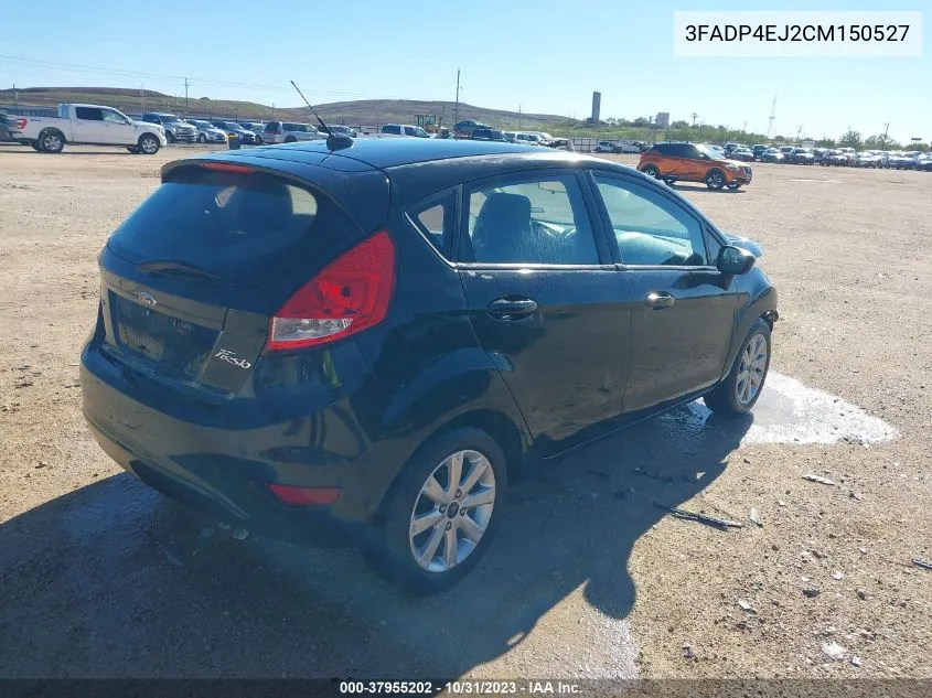 2012 Ford Fiesta Se VIN: 3FADP4EJ2CM150527 Lot: 37955202