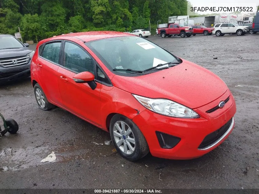 2012 Ford Fiesta Se VIN: 3FADP4EJ7CM175522 Lot: 39421887