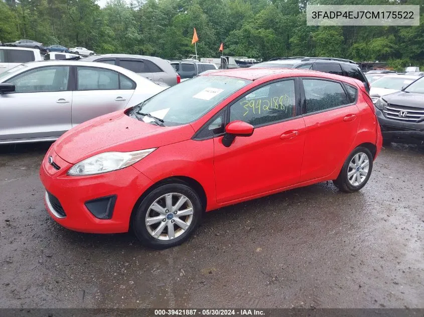 2012 Ford Fiesta Se VIN: 3FADP4EJ7CM175522 Lot: 39421887