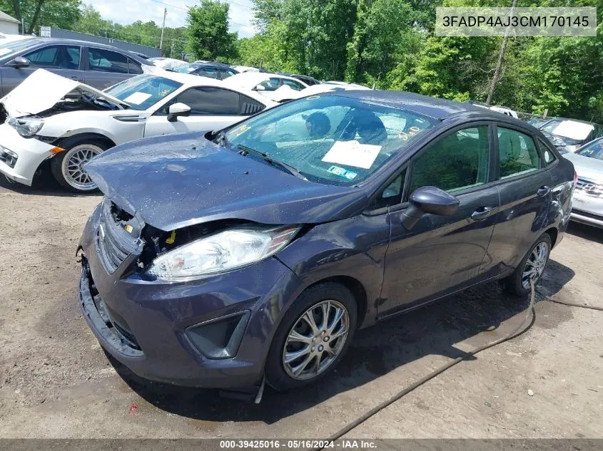 3FADP4AJ3CM170145 2012 Ford Fiesta S