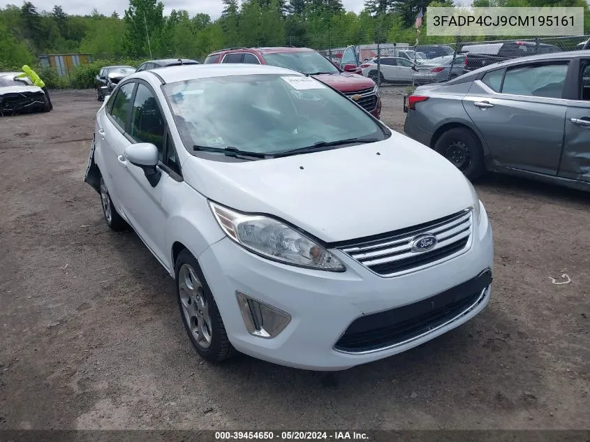 2012 Ford Fiesta Sel VIN: 3FADP4CJ9CM195161 Lot: 39454650