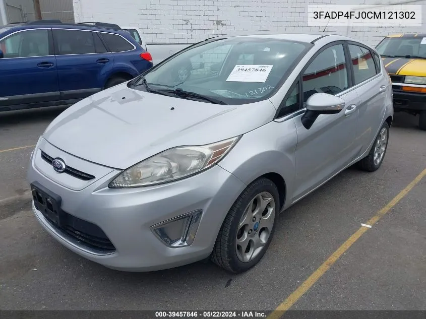 2012 Ford Fiesta Ses VIN: 3FADP4FJ0CM121302 Lot: 39457846