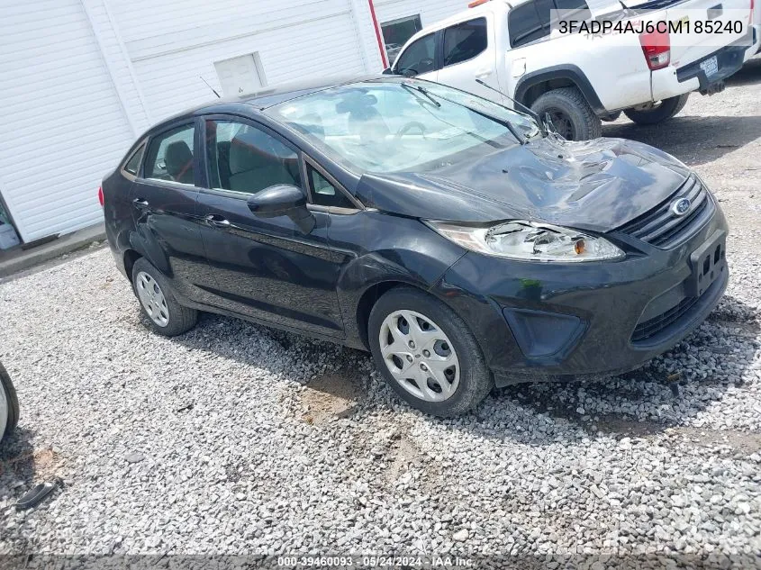 2012 Ford Fiesta S VIN: 3FADP4AJ6CM185240 Lot: 39460093