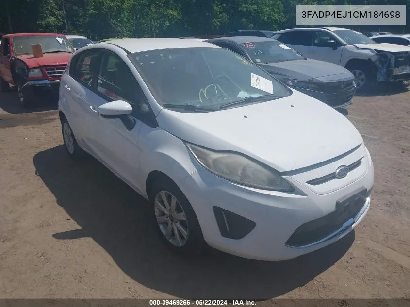 2012 Ford Fiesta Se VIN: 3FADP4EJ1CM184698 Lot: 39469266