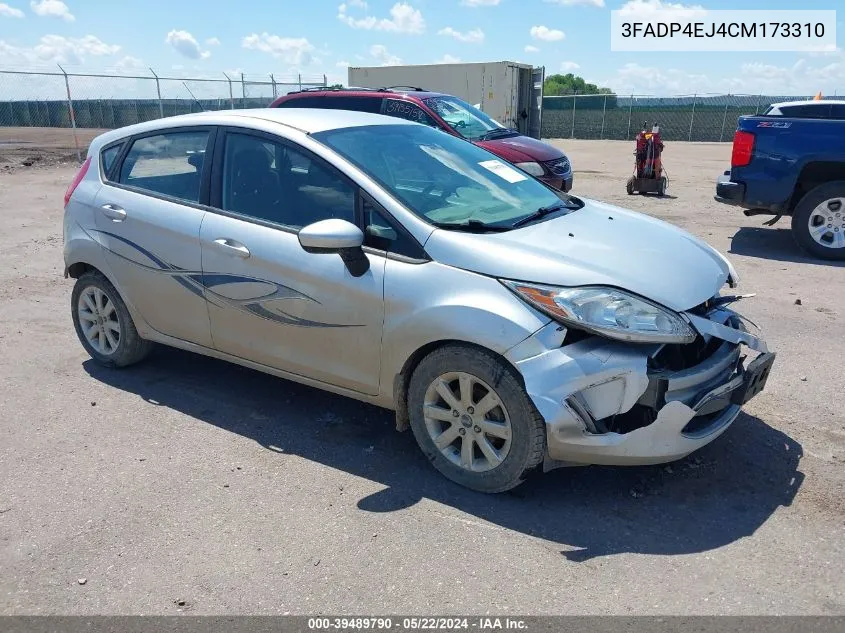 2012 Ford Fiesta Se VIN: 3FADP4EJ4CM173310 Lot: 39489790