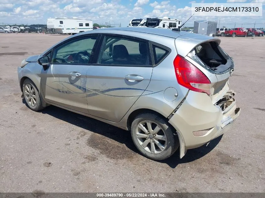 2012 Ford Fiesta Se VIN: 3FADP4EJ4CM173310 Lot: 39489790