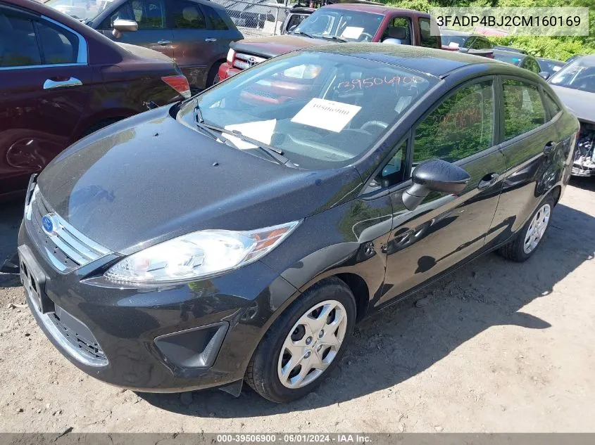 2012 Ford Fiesta Se VIN: 3FADP4BJ2CM160169 Lot: 39506900