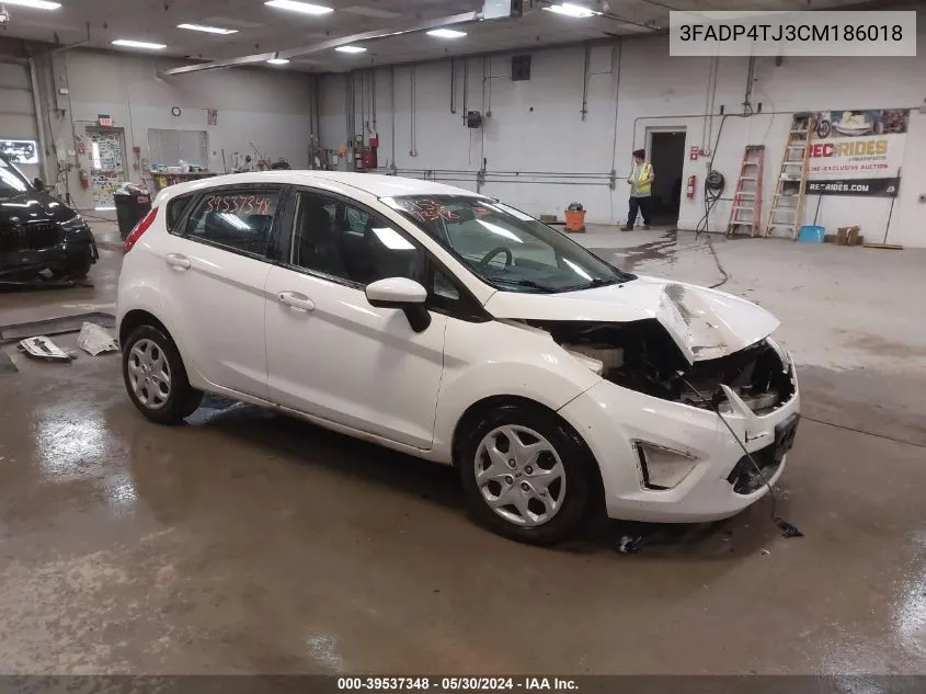 3FADP4TJ3CM186018 2012 Ford Fiesta S