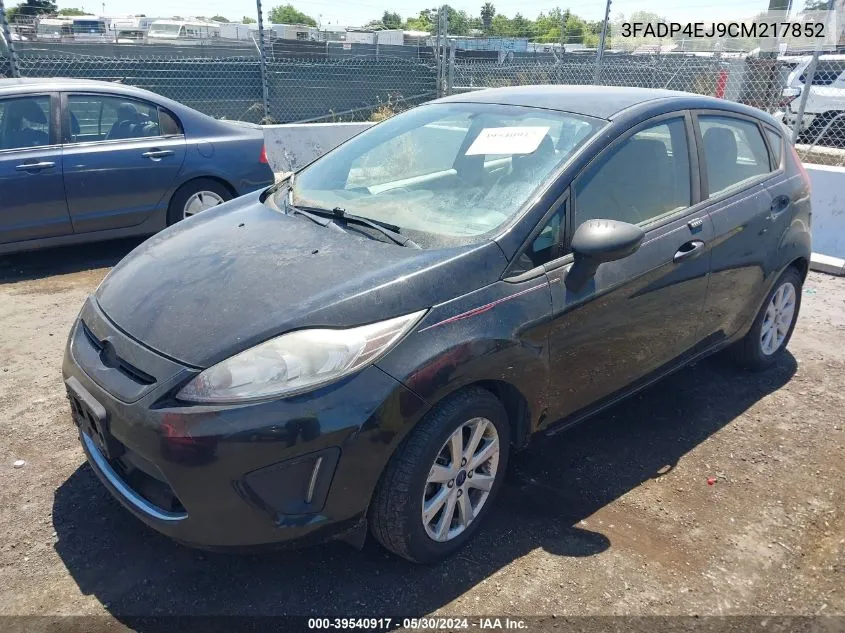 2012 Ford Fiesta Se VIN: 3FADP4EJ9CM217852 Lot: 39540917