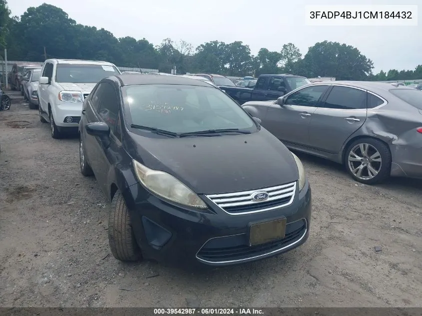 3FADP4BJ1CM184432 2012 Ford Fiesta Se